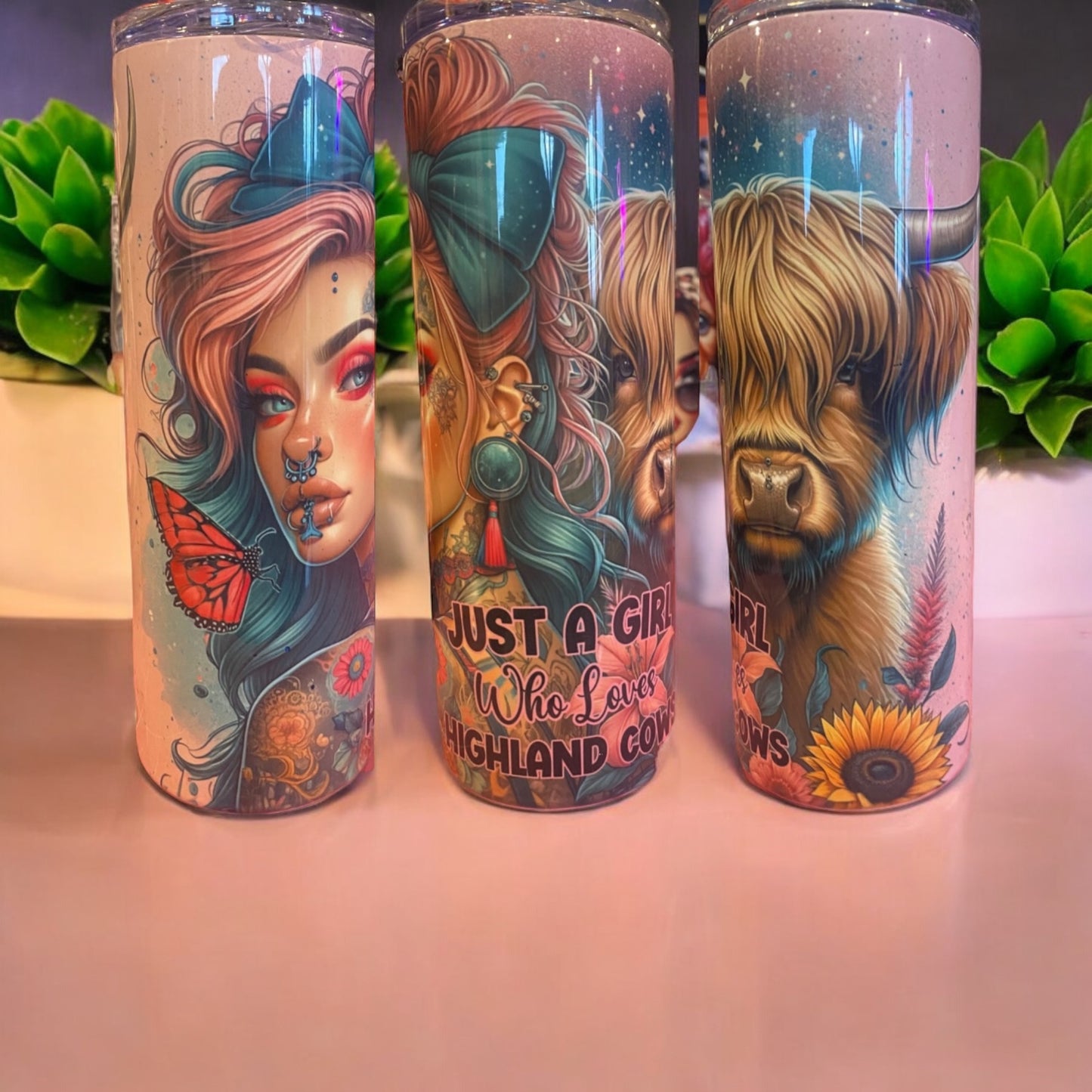 Tumbler 20 0z juste girl …
