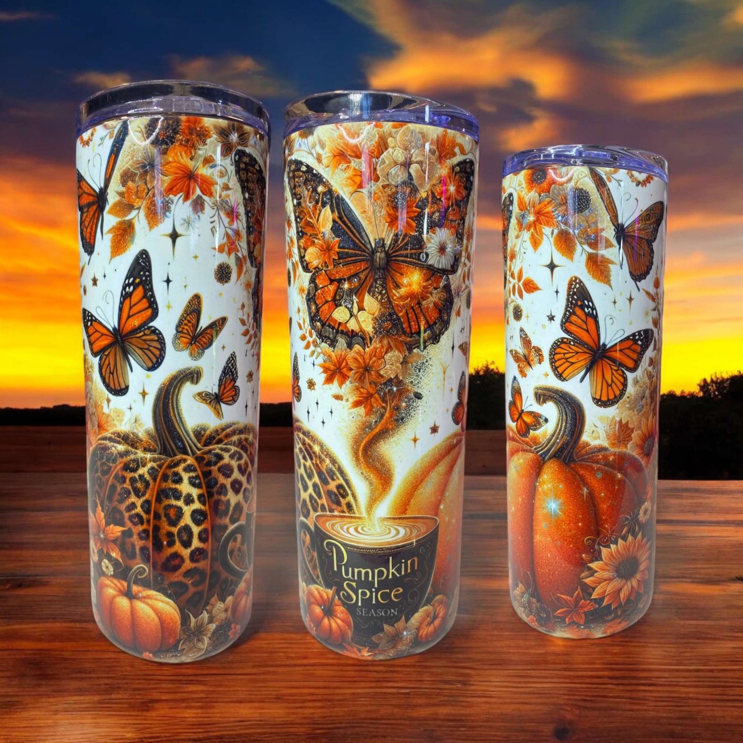 tumbler 20 oz pumpkin spice season