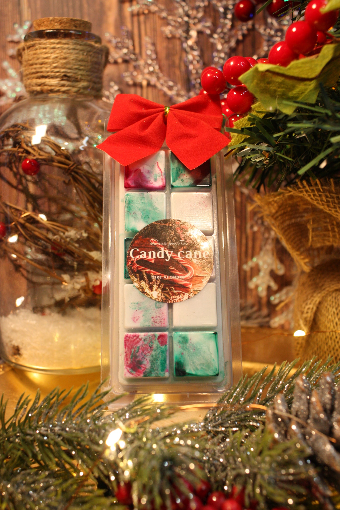 Cire à fondre candy cane