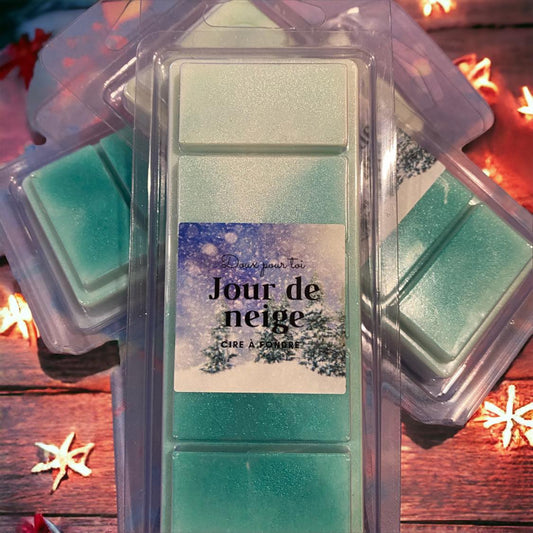cire à fondre jour de neige
